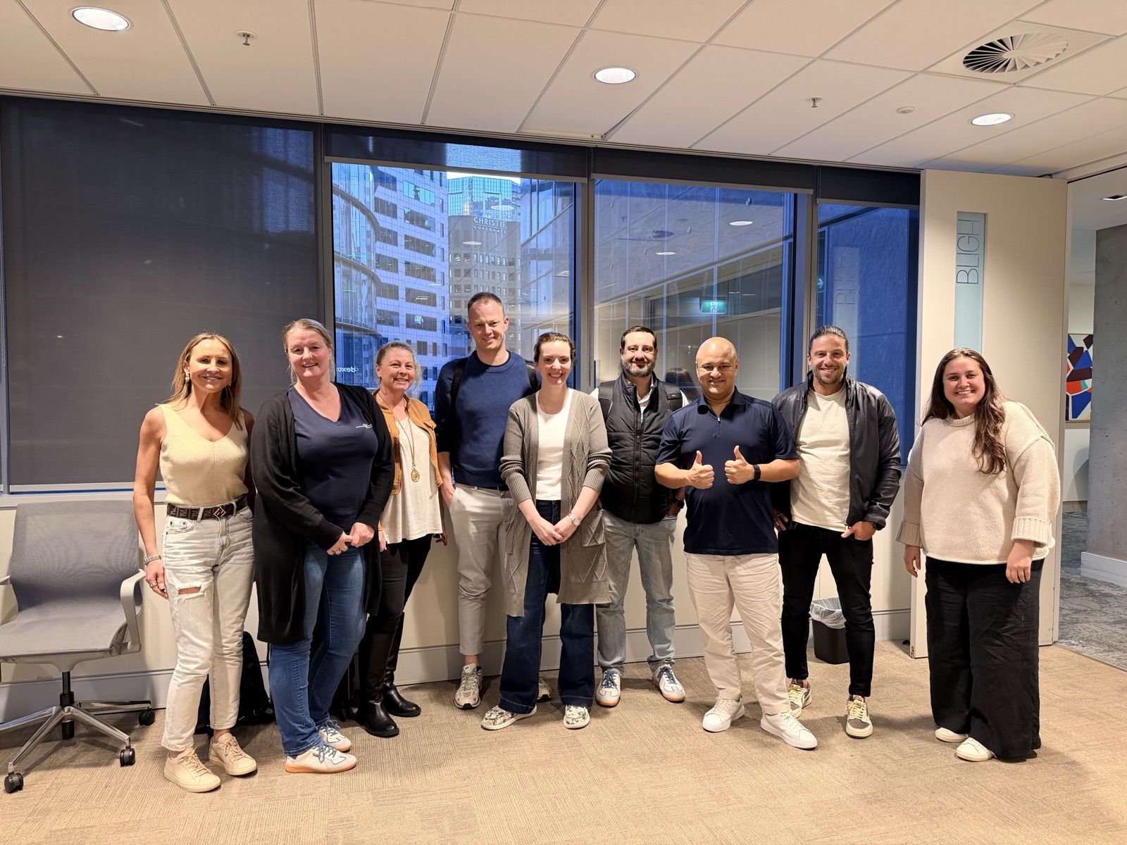 The Sydney retreat group with the Edge8 team